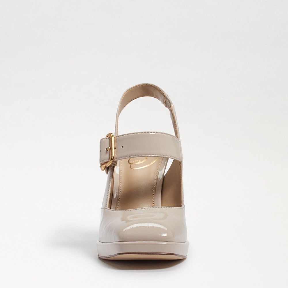 Sam Edelman Jildie Mary Jane Sling Back Heel in Linen size 8.5 - Picture 4 of 13